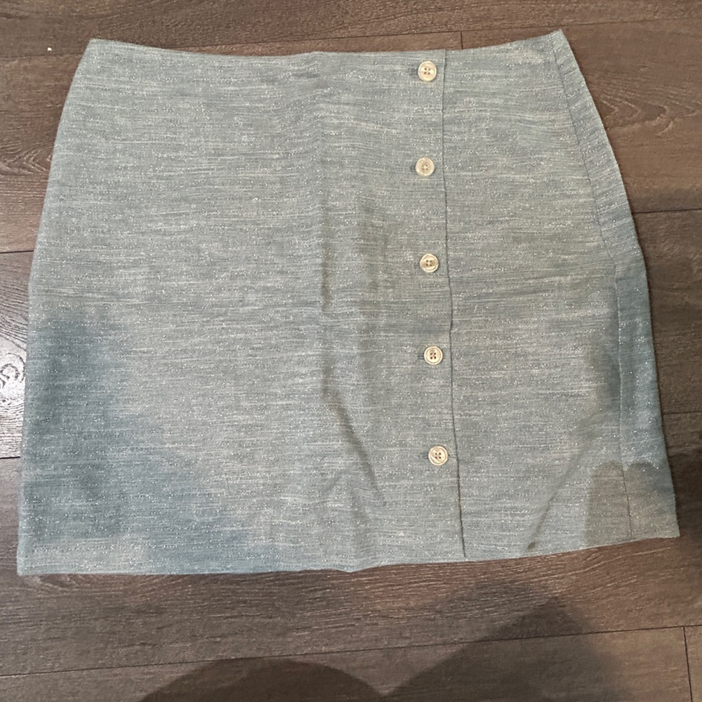 LOFT Light Blue Mini Skirt size L/12